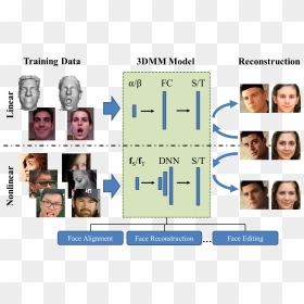Overview Dr-gan - 3dmm Pose Estimation, HD Png Download - model face png