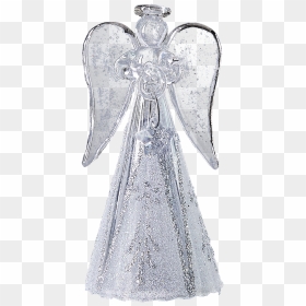 Modern Glass Angel Handmade Christmas Ornament - Sketch, HD Png Download - christmas angel png