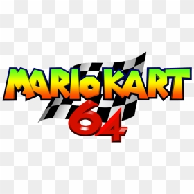 Mario Kart 64, HD Png Download - mario kart logo png