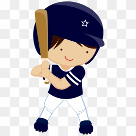 Clipart Face Baseball - Kids Baseball Clipart, HD Png Download - kid clipart png