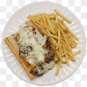 Joey"s Red Hots Philly Cheesesteak Sandwich - French Fries, HD Png Download - philly cheese steak png