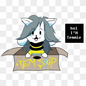 Nana Ookami Just Temmie - Cartoon, HD Png Download - temmie png