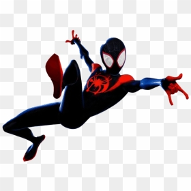 Spider Man Into The Spider Verse Png Clipart - Miles Morales Png, Transparent Png - man clipart png