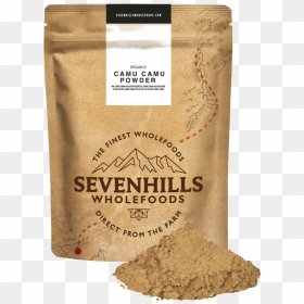 Sevenhills Wholefoods Organic Raw Camu Camu Powder - Sevenhills Cacao Powder, HD Png Download - salt pile png