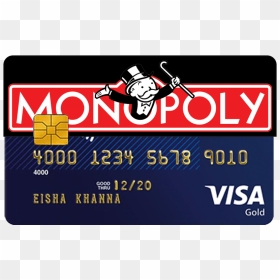 Monopoly Logo Credit And Debit Card Sticker - Monopoly Credit Card Design, HD Png Download - monopoly logo png