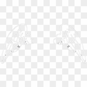Are U An Angel Or A Devil Me - Sketch, HD Png Download - devil wings png