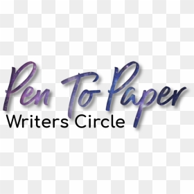 Pen To Paper Writers Circle - Calligraphy, HD Png Download - pen circle png