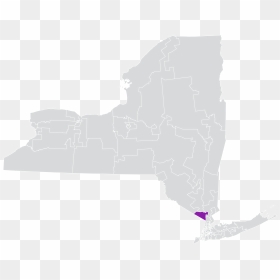 New York State Senate District 38 - District 4 Nys Senate Map, HD Png Download - new york city silhouette png