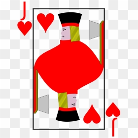 J Of Spade Card, HD Png Download - queen of hearts card png