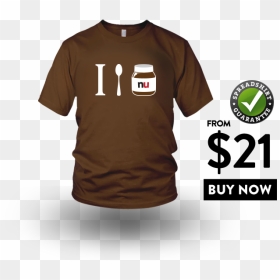 Buy This Nutella Shirt From $21 - T-shirt, HD Png Download - nutella logo png