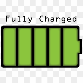 Battery Clipart Full Battery - Colorfulness, HD Png Download - iphone battery png