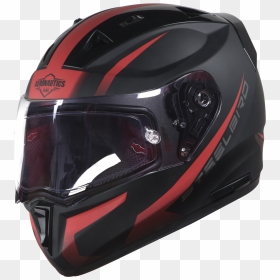 Sa 1 Whif Mat Black/red With Anti Fog Shield Clear - Motorcycle Helmet, HD Png Download - red fog png