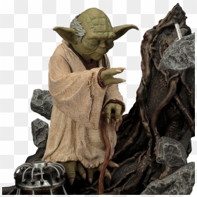 Transparent Yoda Png - Figurine Yoda Empire Strikes Back, Png Download - empire strikes back logo png