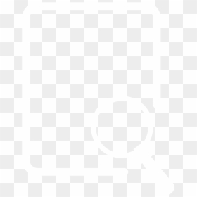 Transparent White Magnifying Glass Icon Png - Circle, Png Download - white magnifying glass icon png