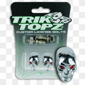 Trik Topz, HD Png Download - chrome skull png