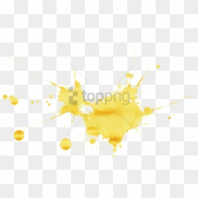 Free Png Yellow Paint Splash Png Png Image With Transparent - Orb-weaver Spider, Png Download - yellow splash png