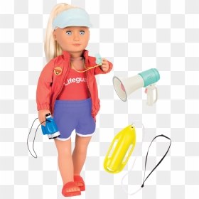 Seabrook 18-inch Lifeguard Doll - Our Generation Doll Boys, HD Png Download - lifeguard png
