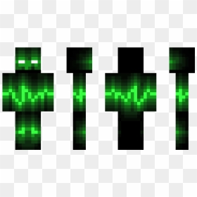 Freddy Skin In Minecraft, HD Png Download - green wave png