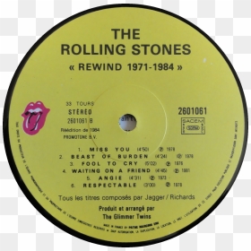 Rolling Stones Transparent 45 Records, HD Png Download - rolling stones tongue png