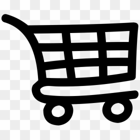 Drawn Cart Svg - Shop Cart Hand Drawn Icon, HD Png Download - drawing icon png