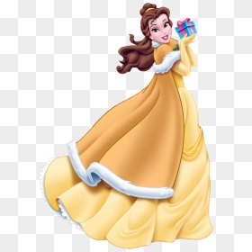 Princesas Disney Png - Disney Princess Christmas Belle, Transparent Png - princess belle png
