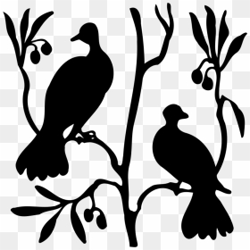 Doves Silhouette - Clip Art, HD Png Download - dove silhouette png