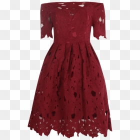 Cocktail Dress, HD Png Download - red lace png