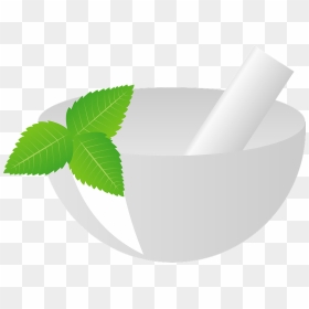Mortar And Pestle Herb Clipart - Illustration, HD Png Download - mortar and pestle png