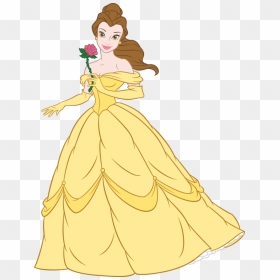 Princess Belle Clipart - Belle Princess Clip Art, HD Png Download - princess belle png