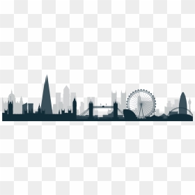 Skyline Silhouette London , Png Download - London Skyline Silhouette, Transparent Png - london skyline silhouette png