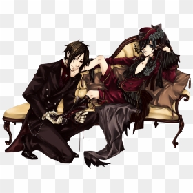 Ciel Phantomhive & Sebastian Michaelis Black Butler - Black Butler Reaper Scenarios, HD Png Download - black butler png