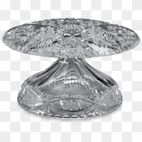 Libbey American Brilliant Cut Glass Toupée Stand - Perfume, HD Png Download - cake stand png