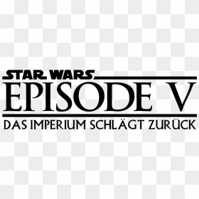 Empire Strikes Back Logo - Imperium Schlägt Zurück Logo, HD Png Download - empire strikes back logo png