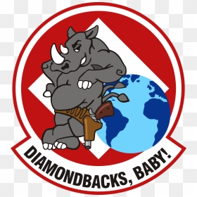 Transparent Rhino Clipart - Vfa-102, HD Png Download - diamondbacks logo png