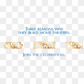 Three Reasons Why They Build Movie Theatres - Sensation, HD Png Download - empire strikes back logo png