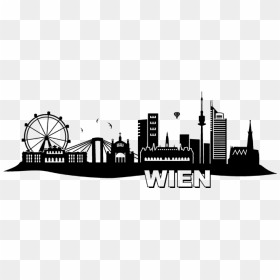 Vienna Wall Decal Germany Skyline Sticker - Vienna, HD Png Download - london skyline silhouette png