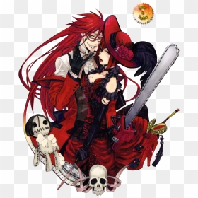 Kuroshitsuji, Anime, And Black Butler Image - Black Butler Madam Red And Grell, HD Png Download - black butler png