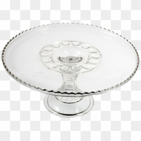 Eapg Antique Glass Cake Stand 1903 Carolina Mayflower - Champagne Stemware, HD Png Download - cake stand png