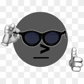 Npc Cool Guy - Cursed Emoji Thumbs Up, HD Png Download - facepalm meme png