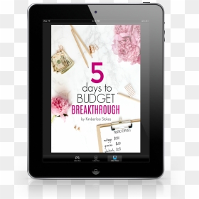 5 Days To Budget Breakthrough Ipad Mockup Copyright - Tablet Computer, HD Png Download - ipad mockup png