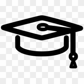 Cap Graduate Free Icon - School, HD Png Download - graduation hat icon png