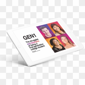Gen1 Ipad Mockup - Brochure, HD Png Download - ipad mockup png