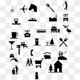 Hospitality And Tourism Symbols, HD Png Download - travel icons png