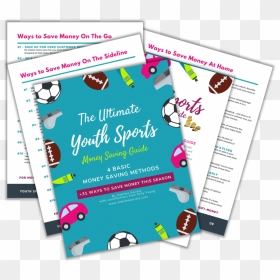 Youth Sports Money Saving Guide Design, HD Png Download - save money png