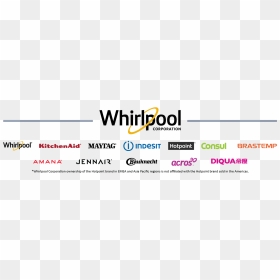 Whirlpool Corporation Brand Logos - Graphic Design, HD Png Download - whirlpool logo png