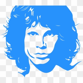Jim Morrison Silhouette Vector, HD Png Download - michael jackson silhouette png