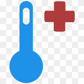 Transparent Thermometer Icon Png - Cross, Png Download - temperature icon png