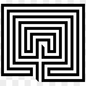 Labyrinth Black And White, HD Png Download - labyrinth png