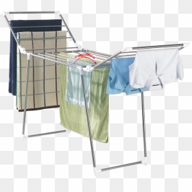 Transparent Hanging Clothes Png - Clothes Drying Rack Png, Png Download - hanging clothes png
