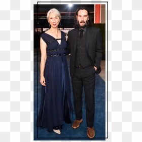 Keanu Reeves In Black Suits And Boots - Keanu Reeves Girlfriend Age, HD Png Download - sad keanu png